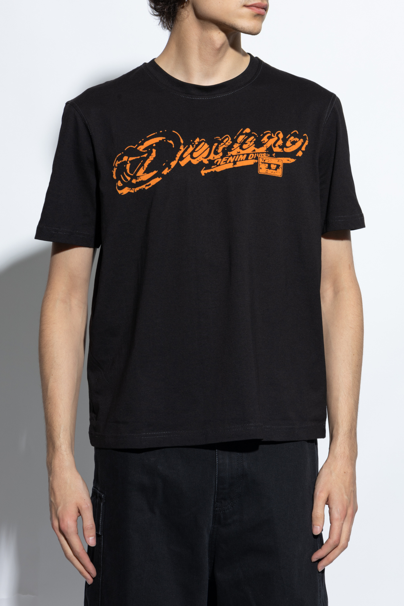 Black T-shirt T-ADJUST-R7 Diesel - Vitkac AS